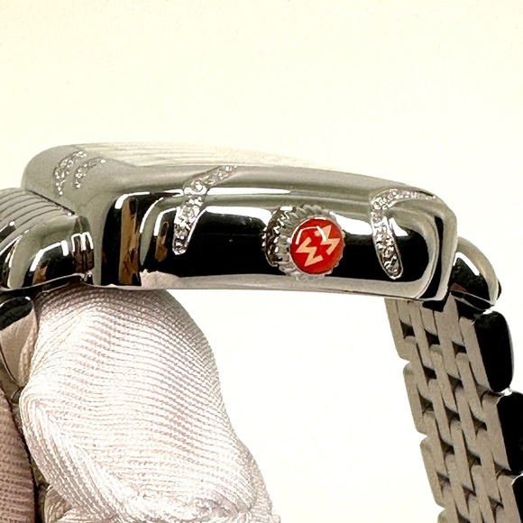 MICHELE: Deco Safari Zebra Rose Diamond Watch - Picture 5 of 12